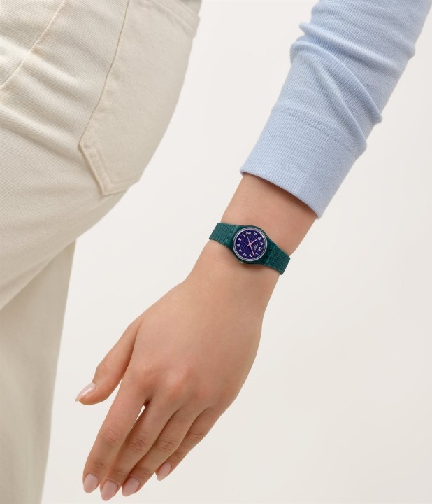 Bild von Swatch Teal Weave