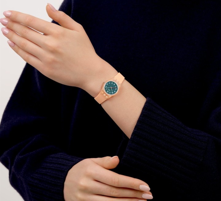 Bild von Swatch Peachy Weave