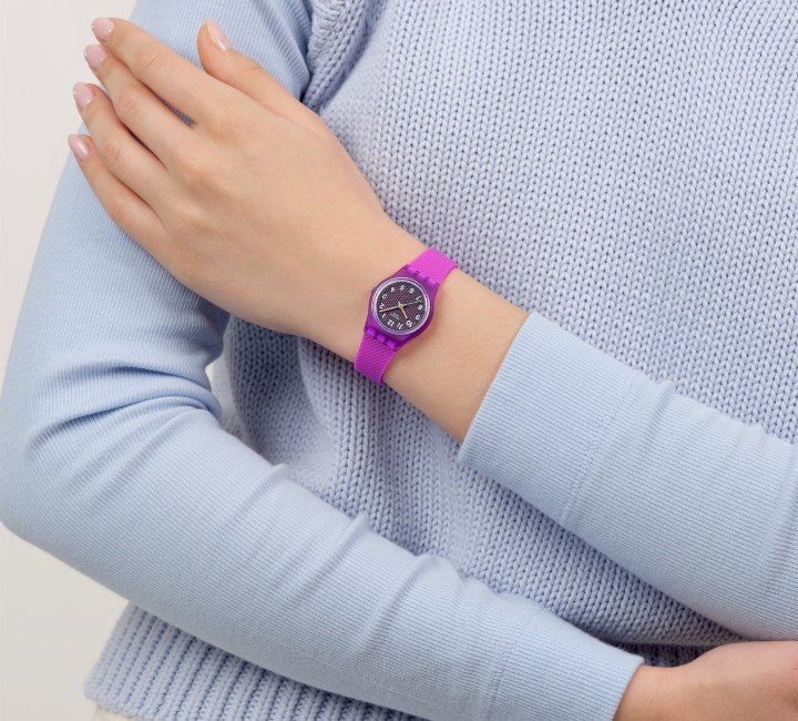Bild von Swatch Magenta Weave