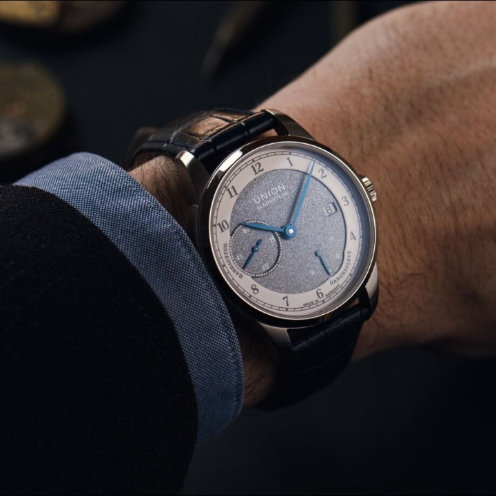 Bild von Union Glashütte 1893 Johannes Dürrstein Edition Power Reserve