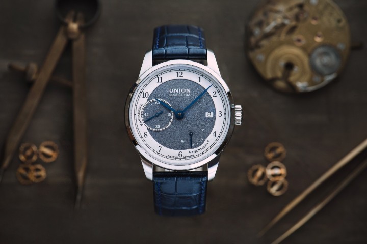 Bild von Union Glashütte 1893 Johannes Dürrstein Edition Power Reserve