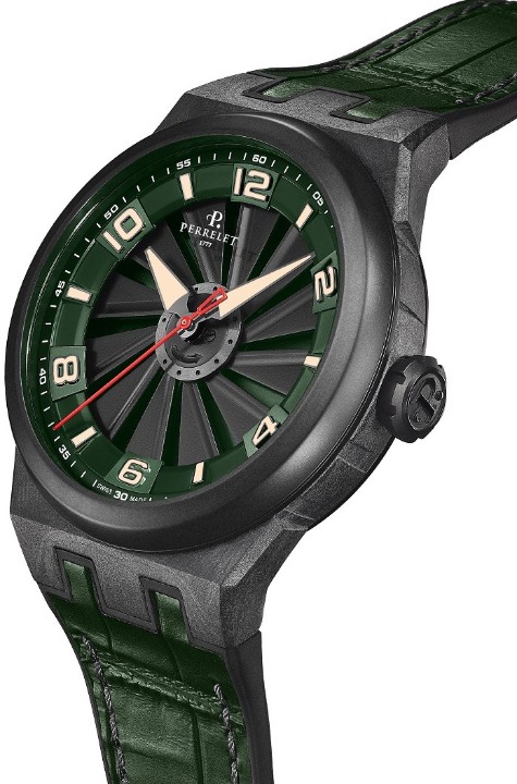 Bild von Perrelet Turbine Carbon Forest Green