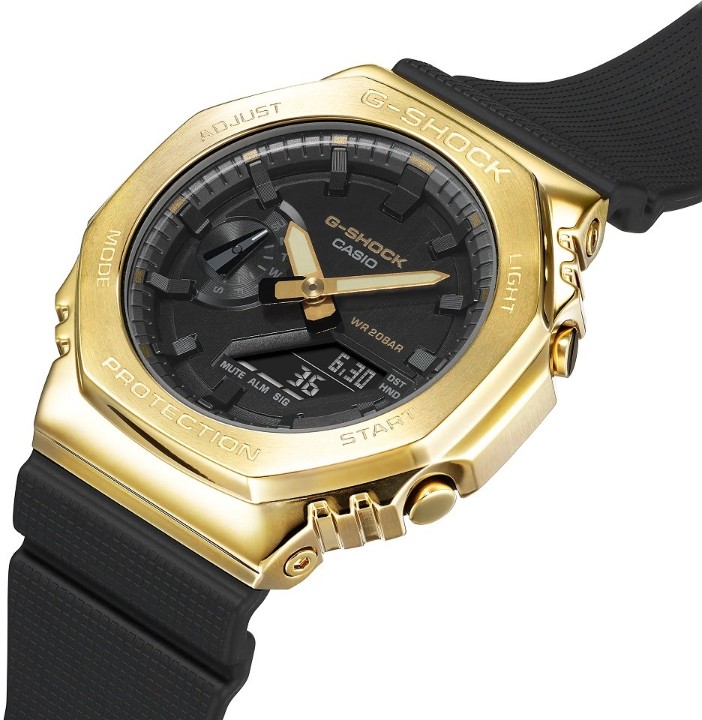 Bild von Casio G-Shock G-Steel Black x Gold Series