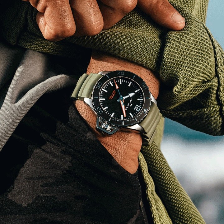 Bild von Hamilton Khaki Navy Frogman Auto