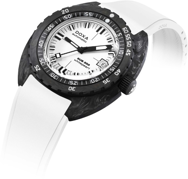 Bild von Doxa SUB 300 Carbon Whitepearl
