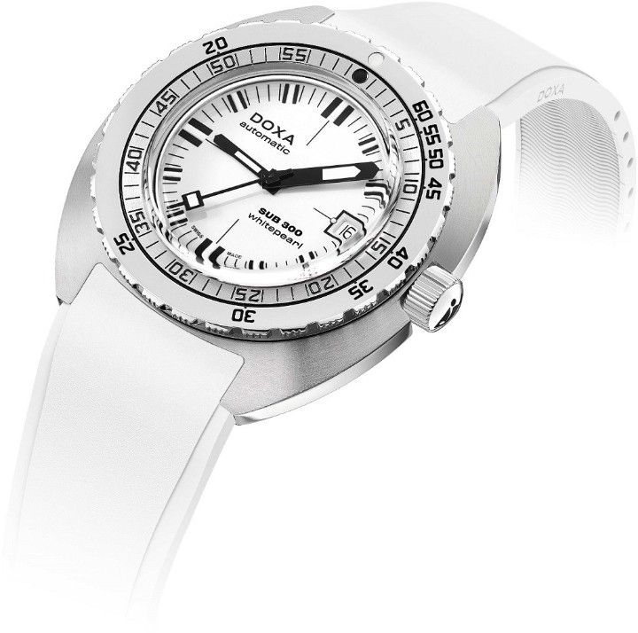 Bild von Doxa SUB 300 Whitepearl