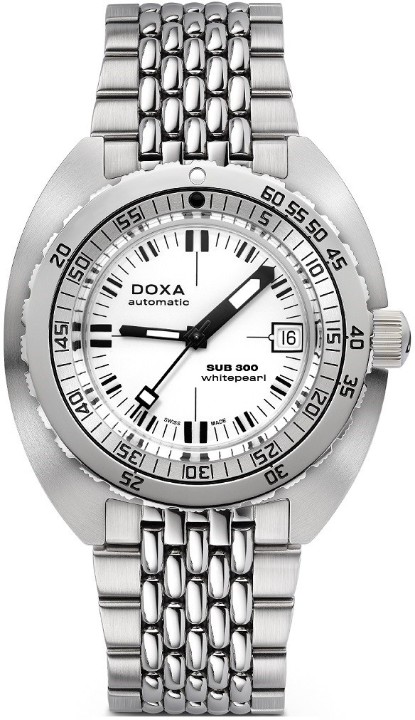 Bild von Doxa SUB 300 Whitepearl