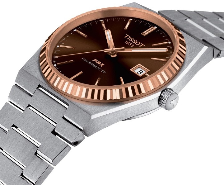 Bild von Tissot PRX Powermatic 80 18k Gold Bezel