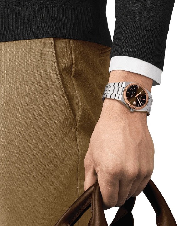 Bild von Tissot PRX Powermatic 80 18k Gold Bezel