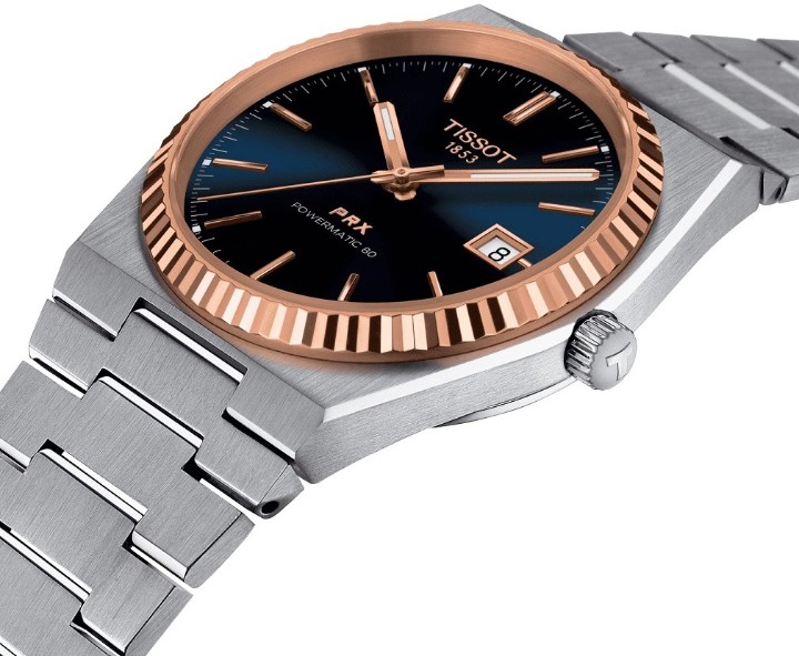 Bild von Tissot PRX Powermatic 80 18k Gold Bezel
