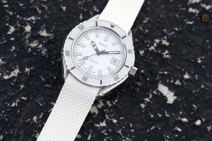 Bild von Doxa SUB 200 Whitepearl