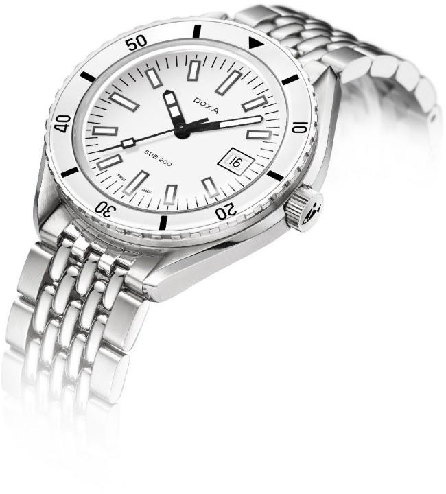 Bild von Doxa SUB 200 Whitepearl