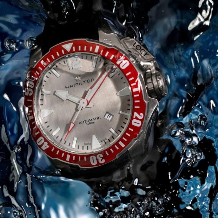 Bild von Hamilton Khaki Navy Frogman Titanium Auto
