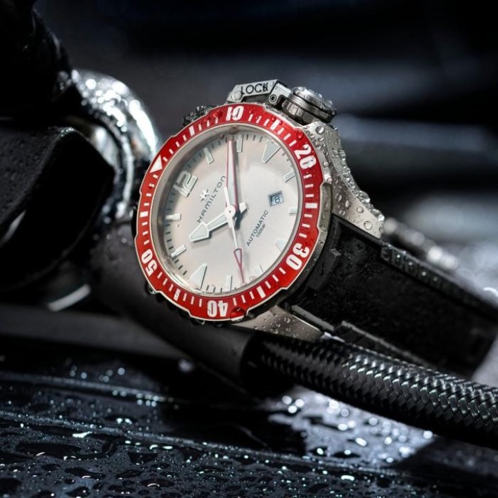 Bild von Hamilton Khaki Navy Frogman Titanium Auto