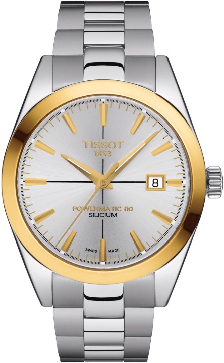 Bild von Tissot Gentleman Powermatic 80 Silicium 18k Gold Bezel