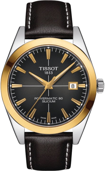 Bild von Tissot Gentleman Powermatic 80 Silicium 18k Gold Bezel