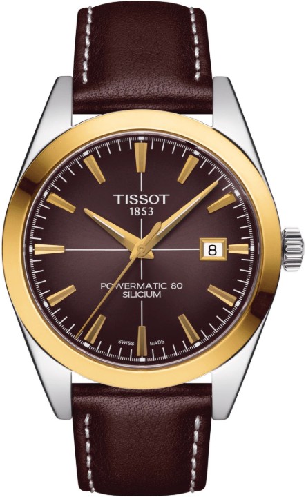 Bild von Tissot Gentleman Powermatic 80 Silicium 18k Gold Bezel