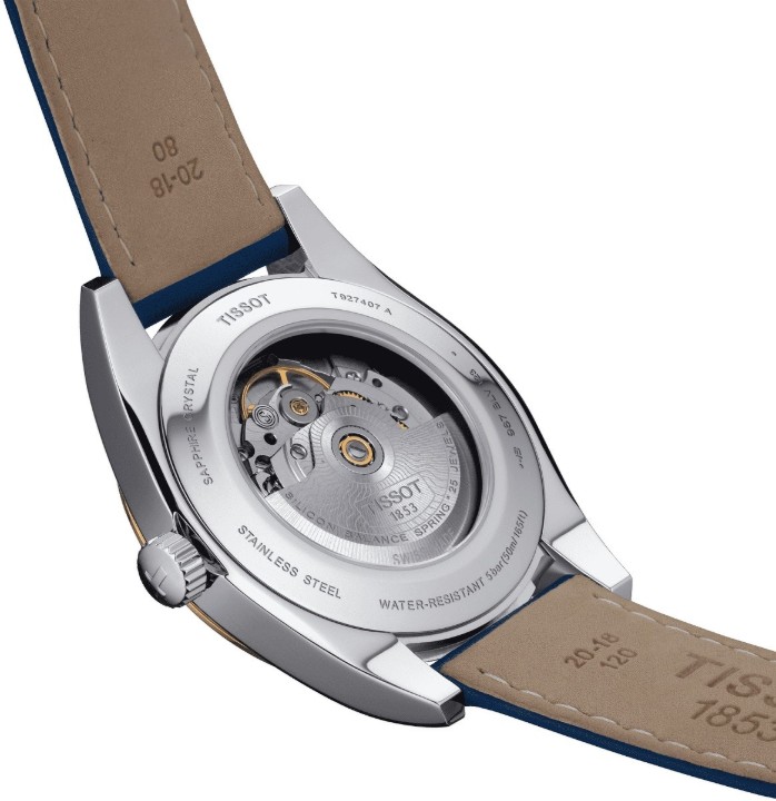 Bild von Tissot Gentleman Powermatic 80 Silicium 18k Gold Bezel