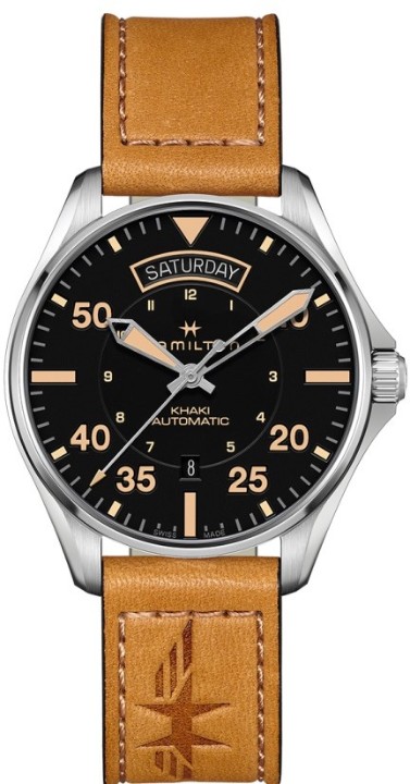 Bild von Hamilton Khaki Aviation Pilot Day Date