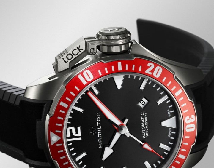 Bild von Hamilton Khaki Navy Frogman Titanium Auto