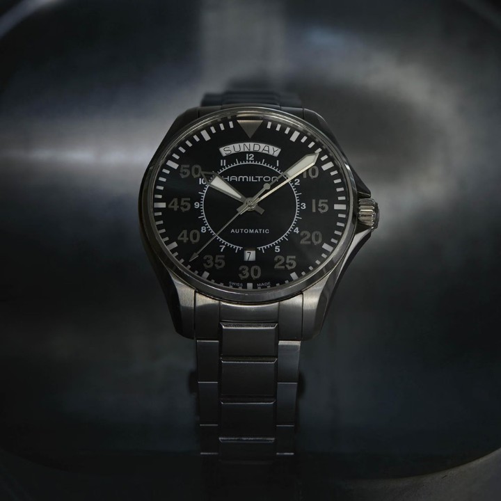 Bild von Hamilton Khaki Aviation Pilot Day Date