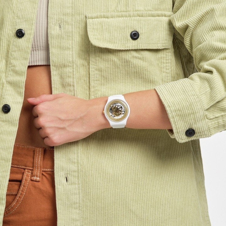 Bild von Swatch Golden Rings White