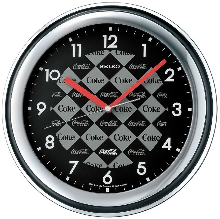 Bild von Wanduhr Seiko Coca-Cola