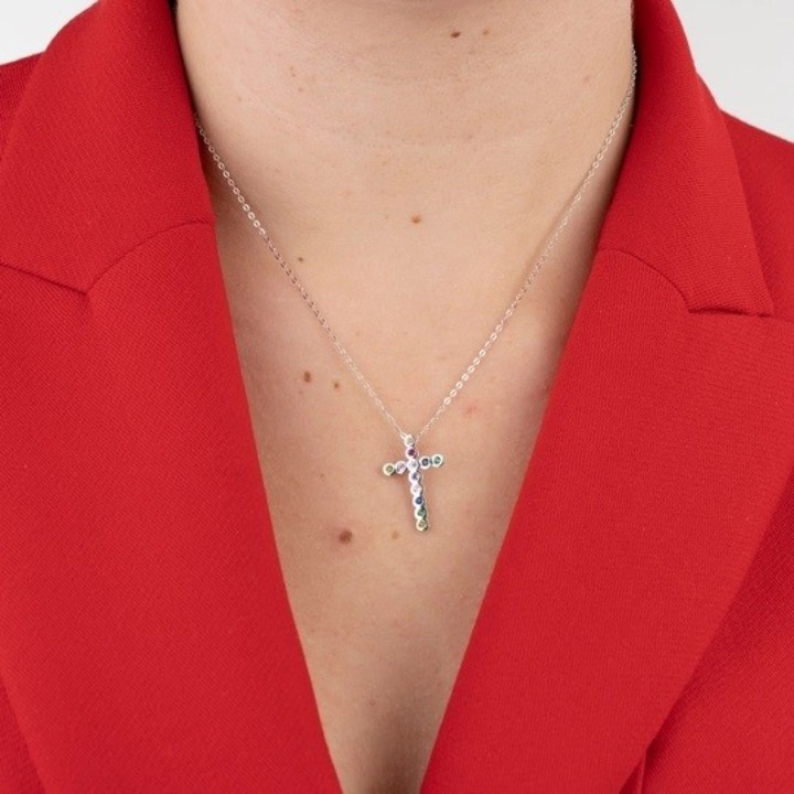 Bild von Damenhalskette Lotus Silver Pure Essential