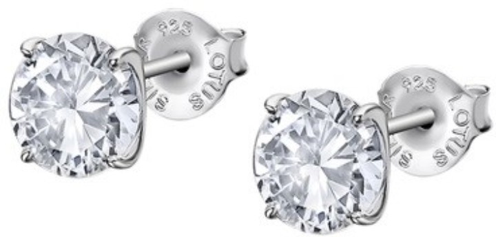 Bild von Ohrring Lotus Silver Swarovski