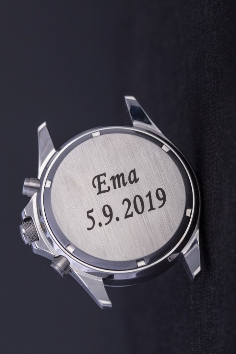 Bild von Gravur von Text