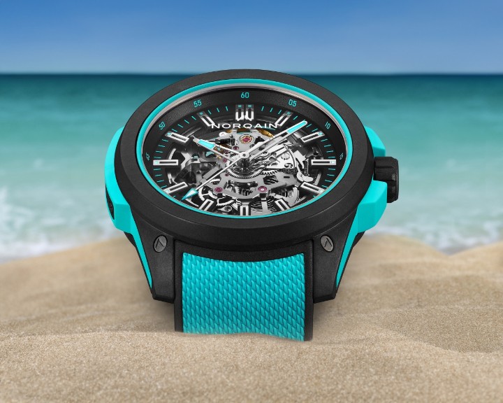 Bild von Norqain Independence Wild One Skeleton Turquoise