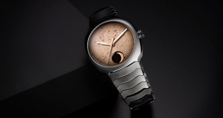 Bild von H. Moser & Cie Streamliner Perpetual Moon Concept Meteorite