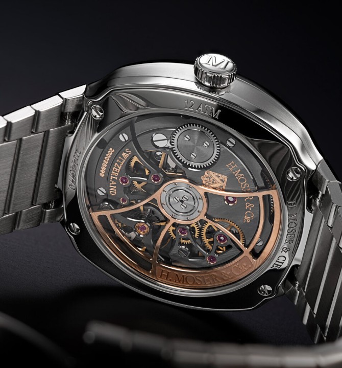 Bild von H. Moser & Cie Streamliner Perpetual Moon Concept Meteorite