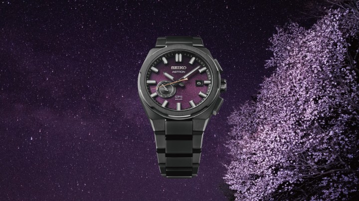 Bild von Seiko Astron GPS Solar 2025 Limited Edition ‘Yozakura’ Cherry Blossom By Night