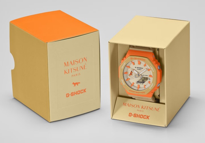 Bild von Casio G-Shock Carbon Core Guard x Maison Kitsuné Collaboration Model