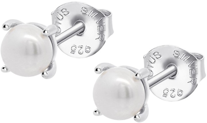 Bild von Ohrring Lotus Silver Pearls