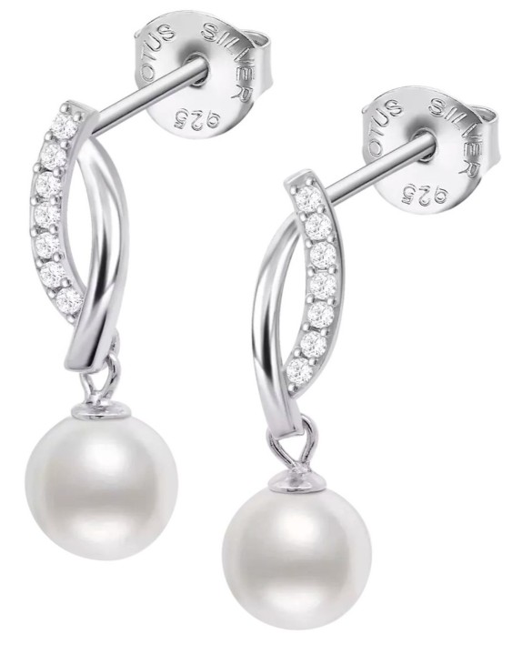 Obrázek Ohrring Lotus Silver Pearls