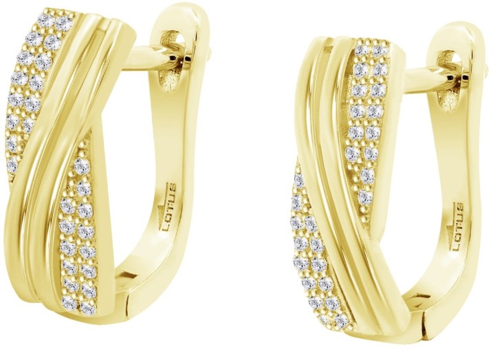 Bild von Ohrring Lotus Silver Glam