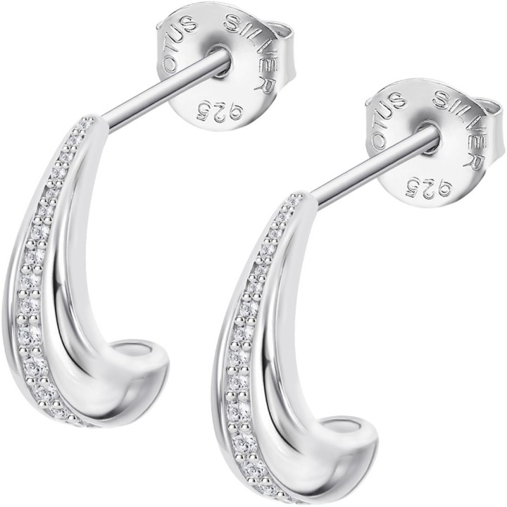 Bild von Ohrring Lotus Silver Trendy