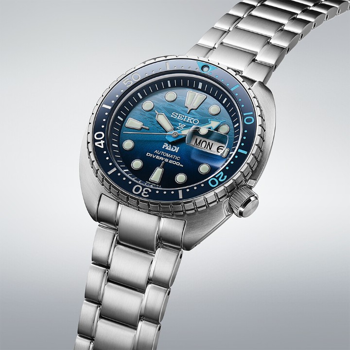 Bild von Seiko Prospex Sea ‘Great Blue’ Turtle Scuba PADI Special Edition