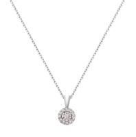 Bild von Anhänger LOEE Palette Diamonds z bílého zlata s diamanty