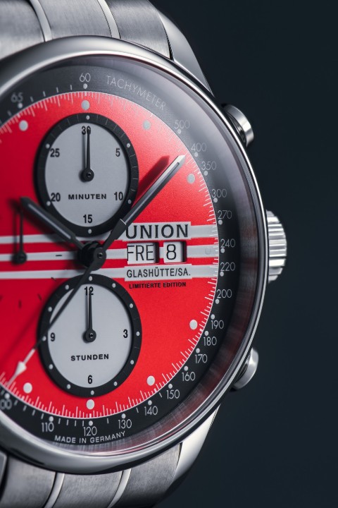 Bild von Union Glashütte Viro Chronograph Limited Edition Silvretta Classic 2023