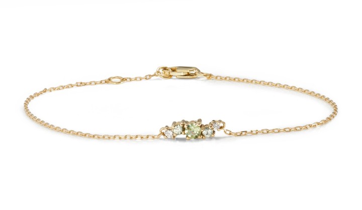 Bild von Armband LOEE Sparkle ze žlutého zlata s diamanty a multisafíry