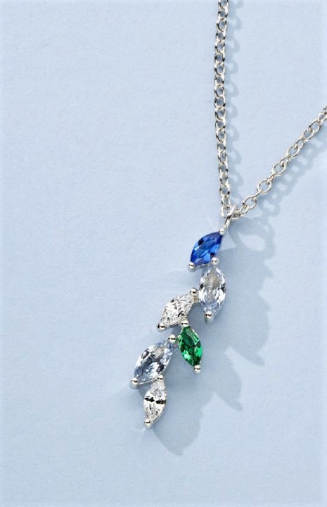 Bild von Damenhalskette Lotus Silver Sinfos