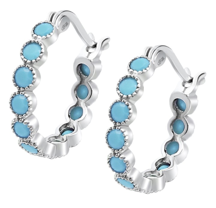 Bild von Ohrring Lotus Silver Sinfos