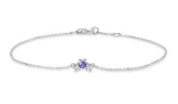 Bild von Armband LOEE Sparkle z bílého zlata s diamanty a multisafírem