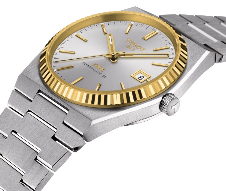 Bild von Tissot PRX Powermatic 80 18k Gold Bezel