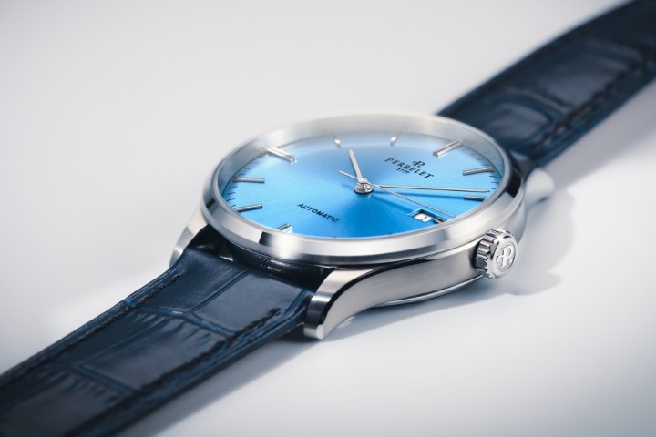 Bild von Perrelet Weekend 3 Hands Ice Blue