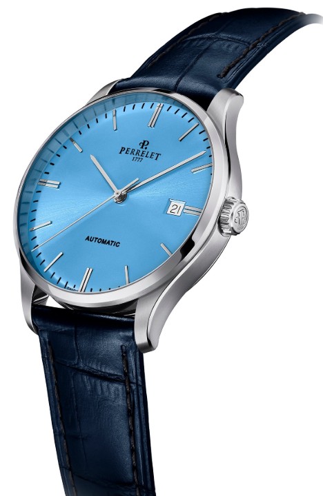Bild von Perrelet Weekend 3 Hands Ice Blue