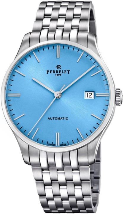 Bild von Perrelet Weekend 3 Hands Ice Blue